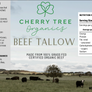Cherry Tree Organics Beef Tallow 2kg