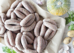 Design your own Certified Organic Beef Sausages