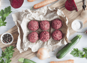 Certified Organic Beef & Beetroot Burgers