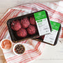Certified Organic Beef & Beetroot Burgers