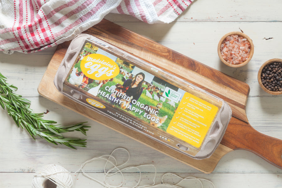 Certified Organic Madelaine's Eggs (Limit 2 per customer)
