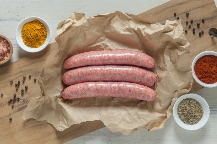 Certified Organic Traditional Beef Gourmet Sausages