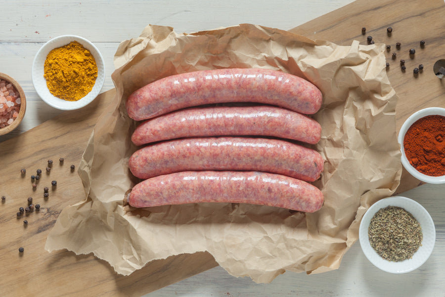 Certified Organic Traditional Beef Gourmet Sausages