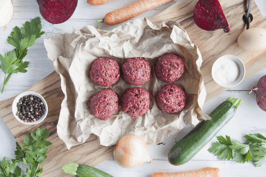 Certified Organic Beef & Beetroot Burgers