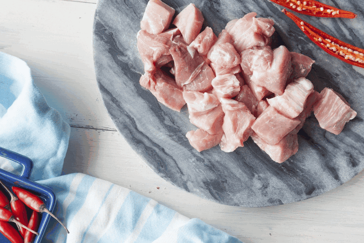 Organic Diced Pork