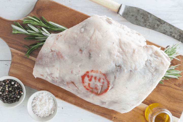 Certified Organic Leg of Lamb - Bone in