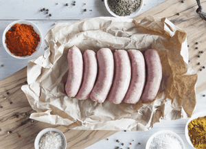 Certified Organic Traditional Beef Gourmet Sausages