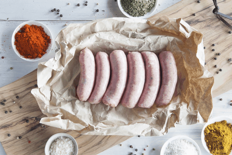 Certified Organic Beef Sausages with Organ Meat