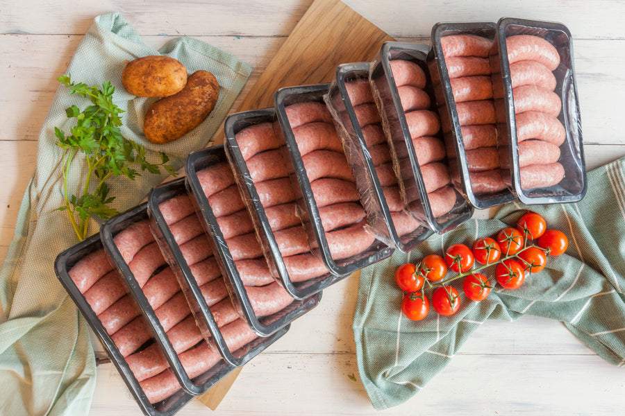Design your own Certified Organic Beef Sausages